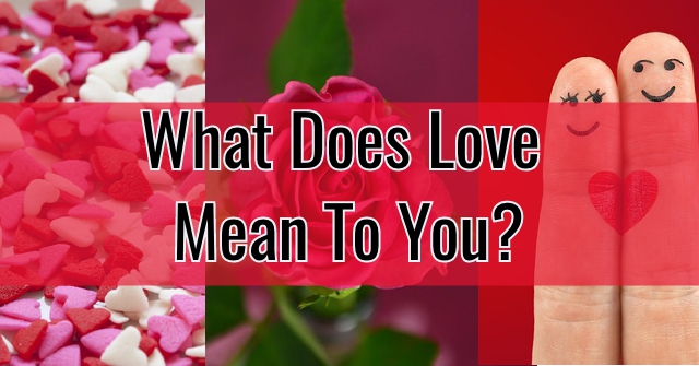 What does love mean